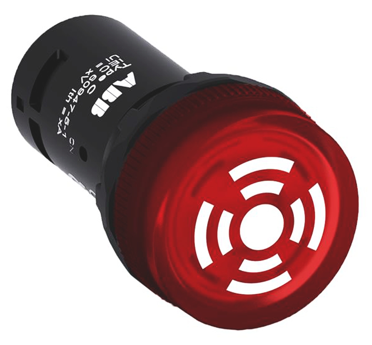 ABB, ABB Compact, Panel Mount Red LED Buzzer, 22mm Cutout, IP66, IP67, IP69K, Round, 24V ac/dc