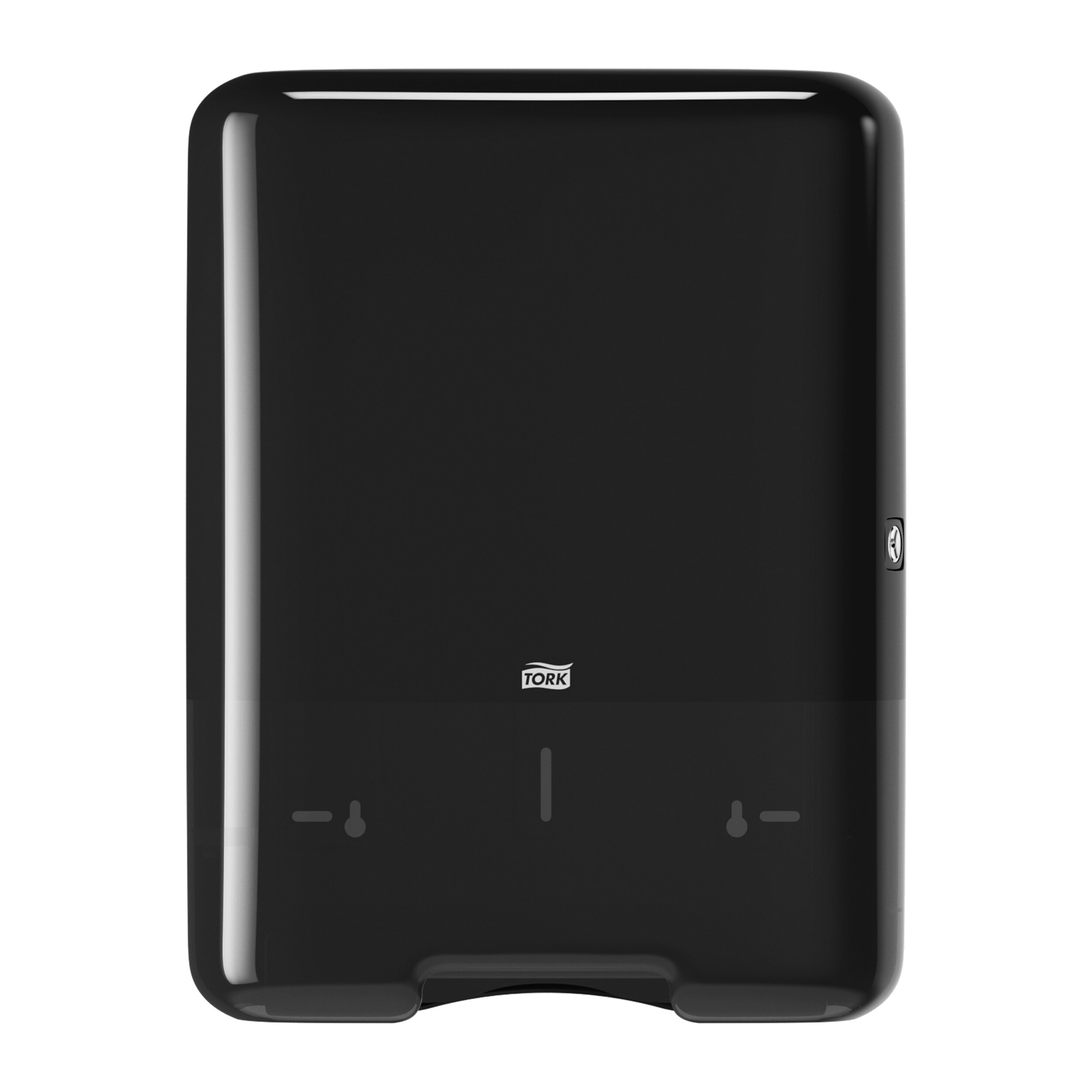 Tork Plastic Black Wall Mounting Paper Towel Dispenser, 136mm x 439mm x 333mm