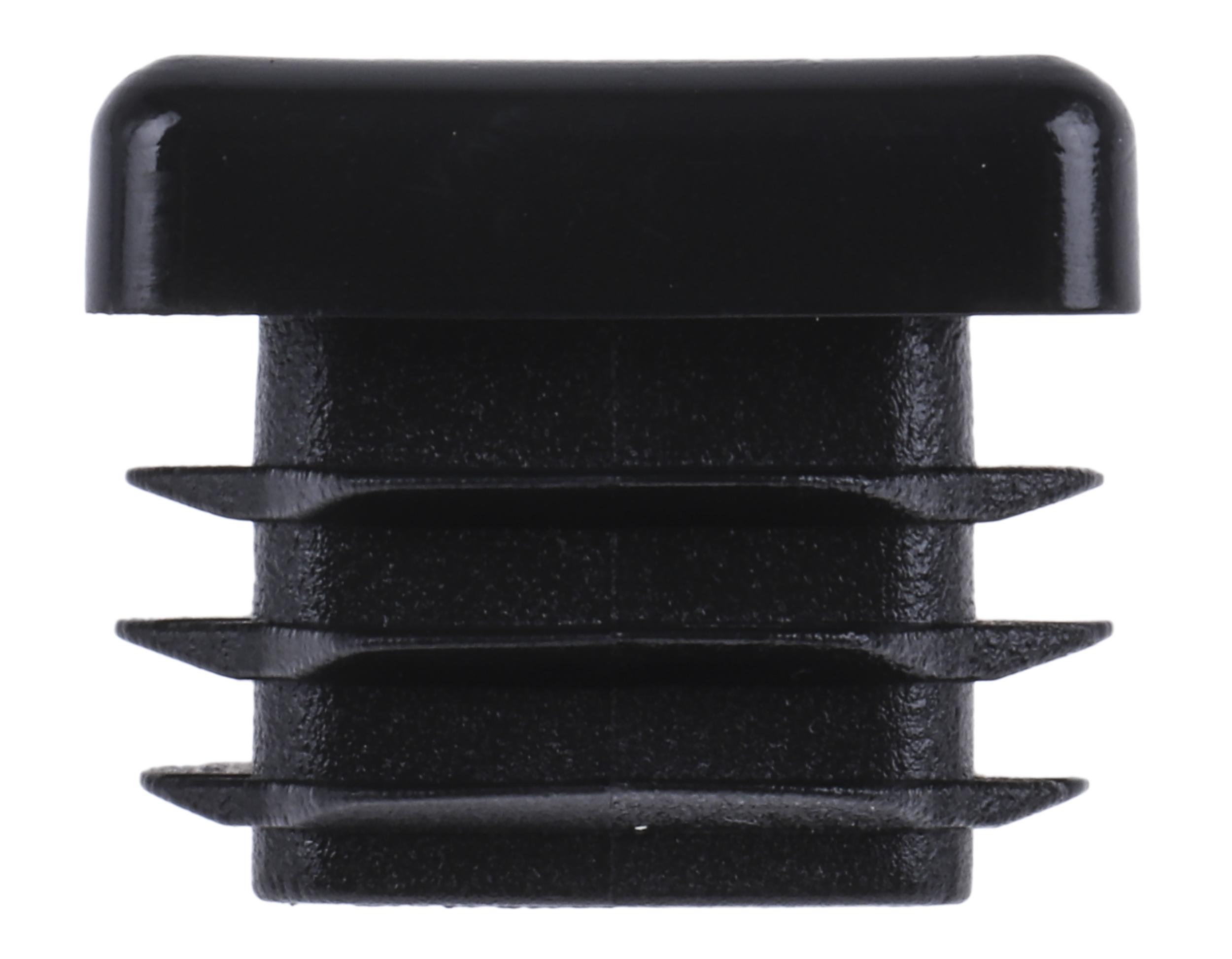 RS PRO Black Square Tube Plug, 20mm Tube