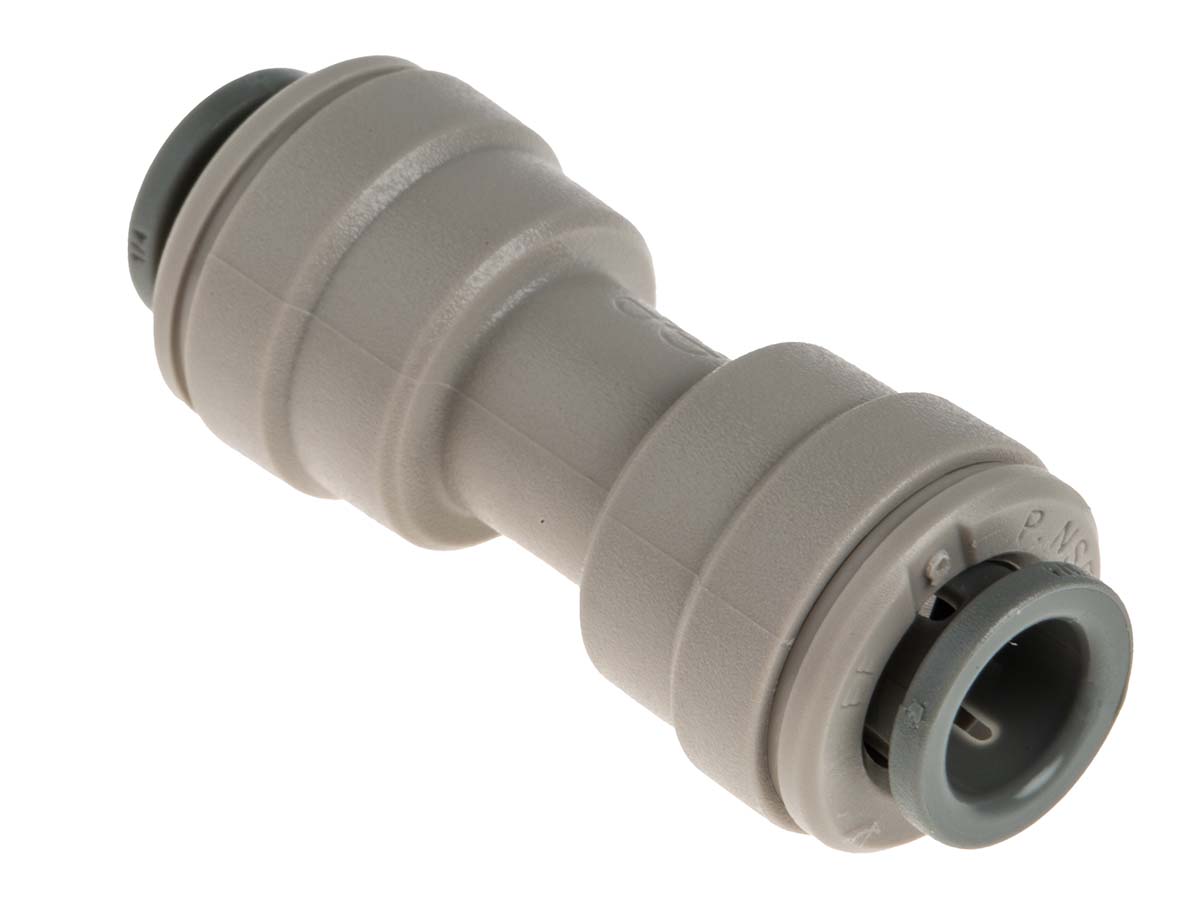 John Guest Plastic Pipe Fitting, Straight Connector