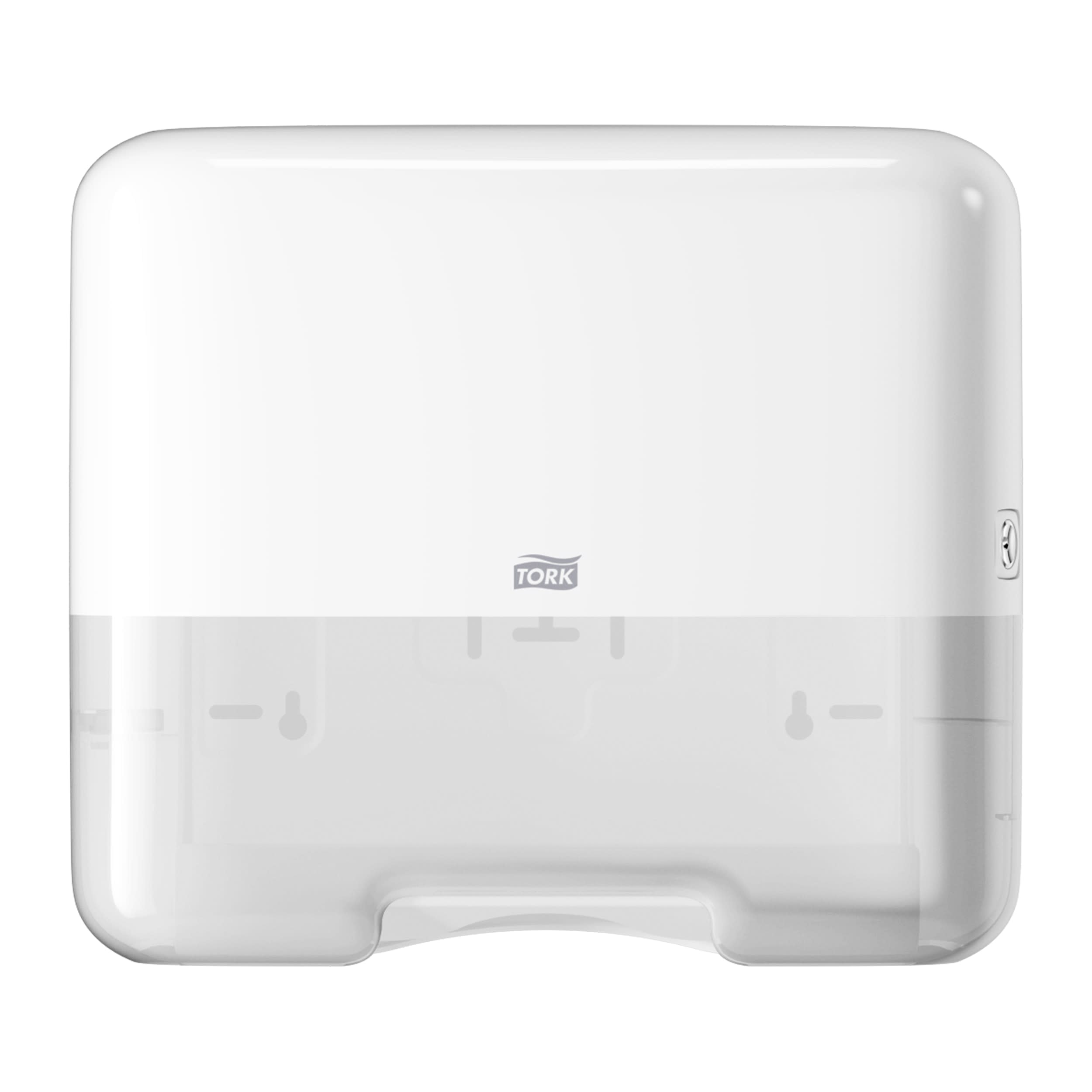 Tork Plastic White Wall Mounting Paper Towel Dispenser, 135mm x 303mm x 140mm