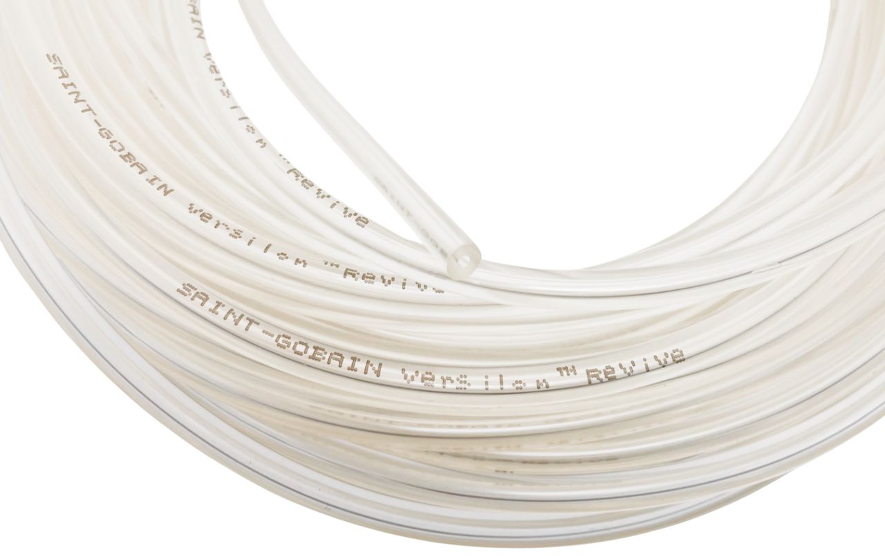 Saint Gobain Versilon Revive TPE, Flexible Tubing, 4.8mm ID, 8mm OD, Translucent, 15m