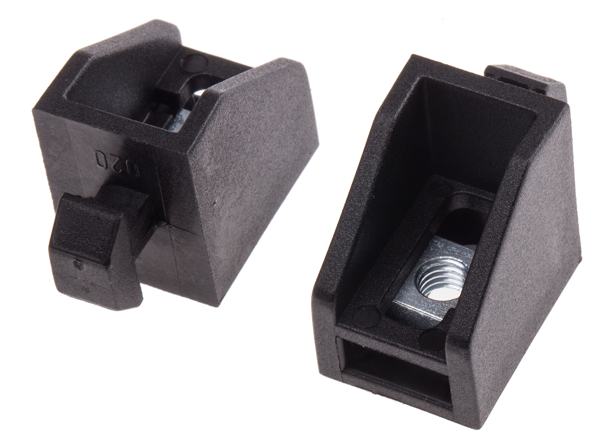 RS PRO Uniblock, 40, 8mm Slot, 40 mm Strut Profile