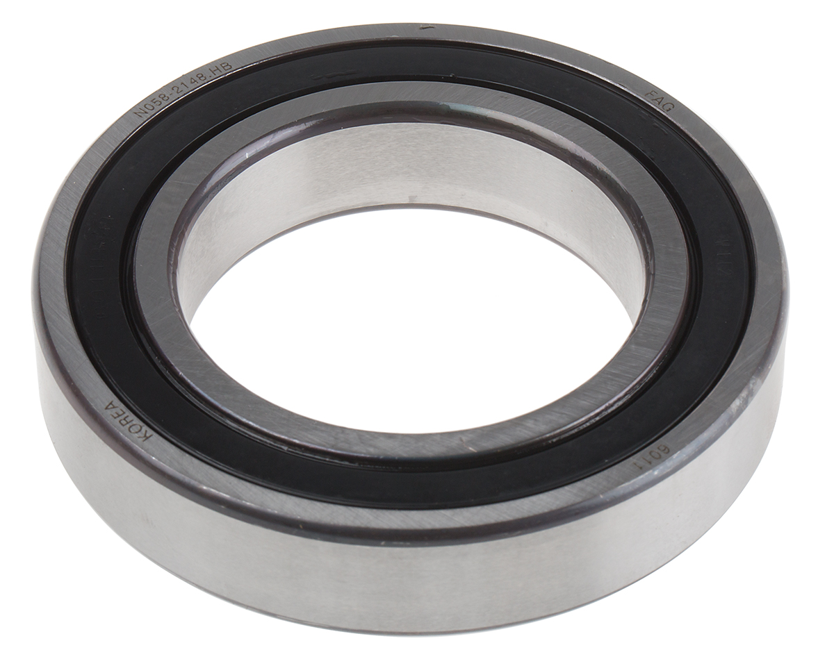 FAG 6011-2RSR 1 Row Ball Bearing - 55 mm ID, 90 mm OD