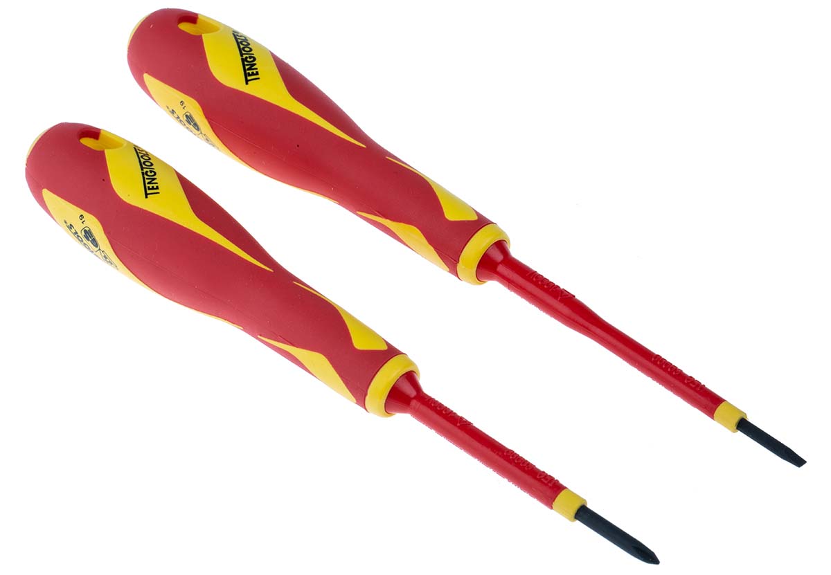Teng Tools Insulated Screwdriver Set, 10-Piece