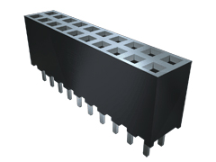 Samtec SQW Series Straight Surface Mount PCB Socket, 34-Contact, 2-Row, 2mm Pitch, Solder Termination