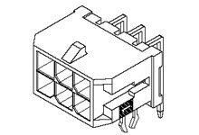 Molex Micro-Fit 3.0 Series Right Angle Through Hole PCB Header, 24 Contact(s), 3 mm Pitch, 2 Row, Shrouded