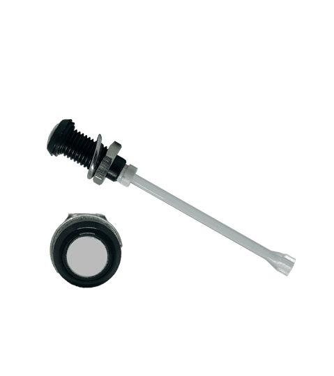 RHD-1390-F9PD67PR Bivar, Panel Mount Vertical LED Light Pipe, Diffused Round Lens