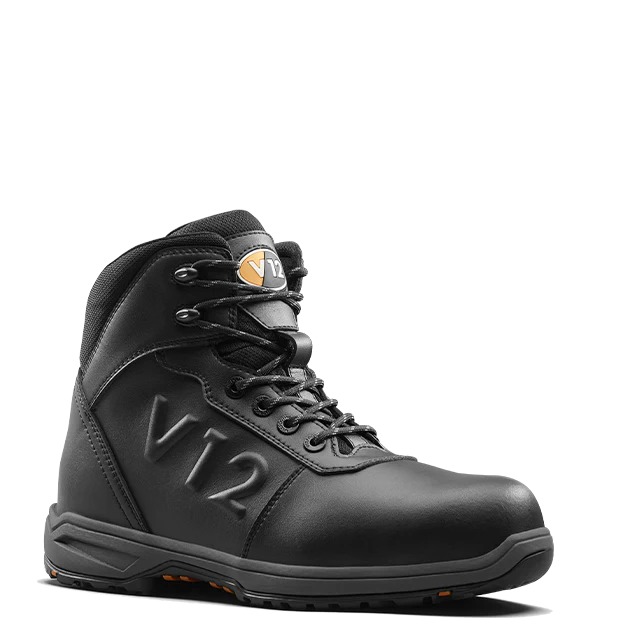 V12 Footwear V2170 Hyrax IGS Black ESD Safe Fibreglass Toe CappedMen's Safety Boot, UK 6, EU 39
