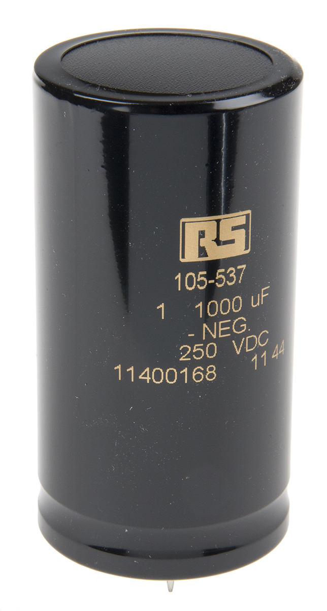 KEMET 1000μF Aluminium Electrolytic Capacitor 250V dc, PCB Mount - ALP20A102DE250