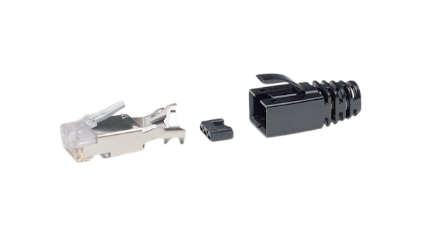 Bekina SS-39200 Series Plug Ethernet Connector, Cable Mount, Cat6