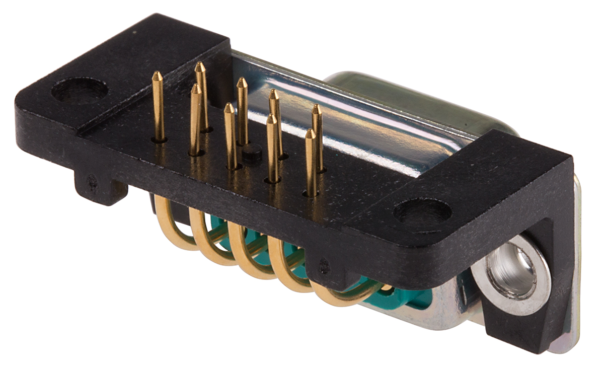 RS PRO 9 Way Right Angle Through Hole D-sub Connector Socket