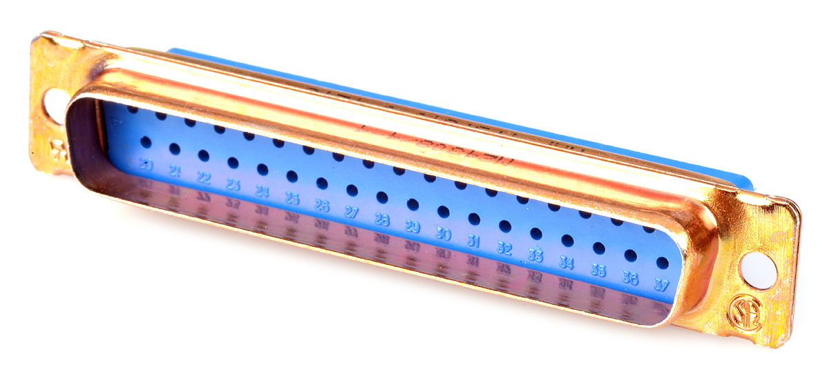 TE Connectivity Amplimite 109 37 Way Cable Mount D-sub Connector Plug