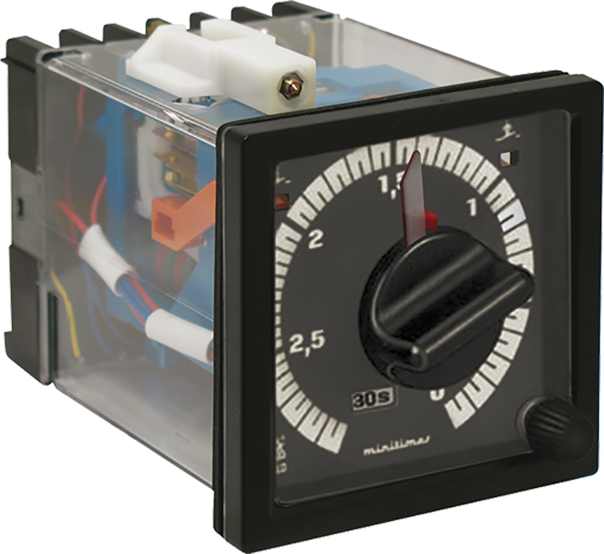 Dold EF7666 Series Panel Mount Timer Relay, 230V ac, 4-Contact, 0.2 s → 60h, 1-Function, DPDT