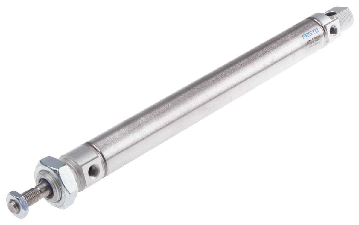 Festo 500 mm Pneumatic Cylinder - 19226 Double Acting Acting