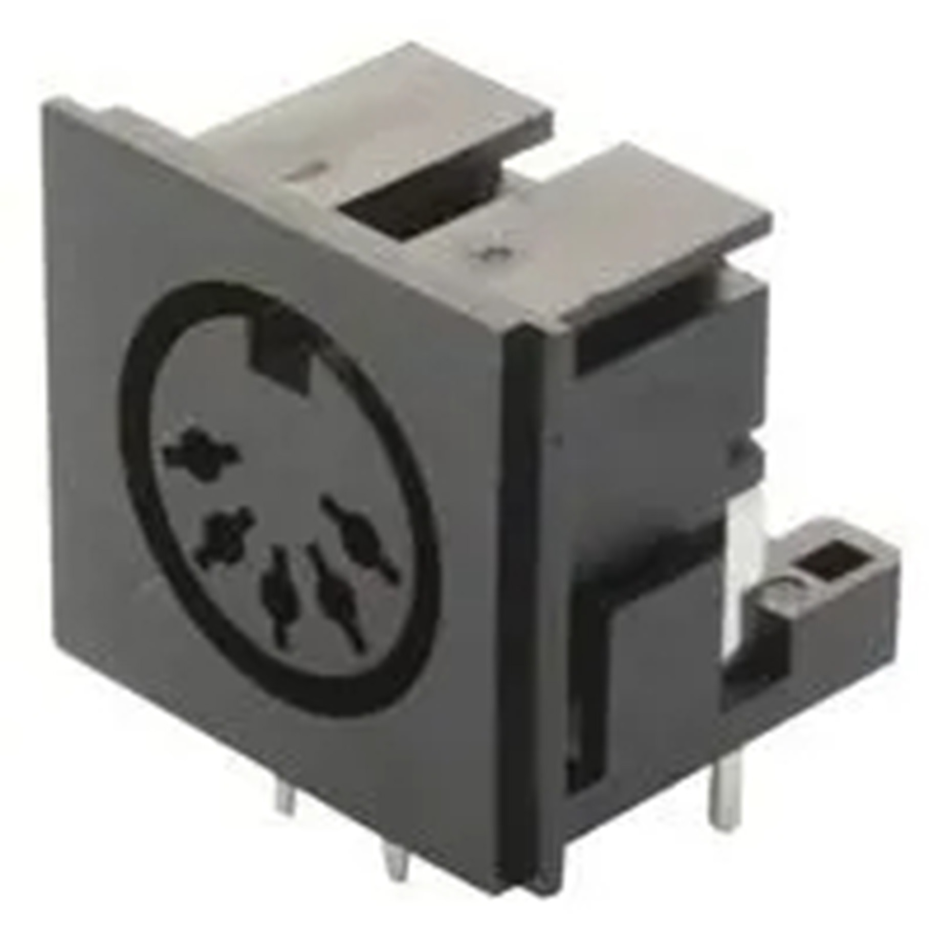 Lumberg 5 Pole Right Angle Din Socket, DIN 41524, 4A, 24 V ac, Plug-In, Female, PCB Mount