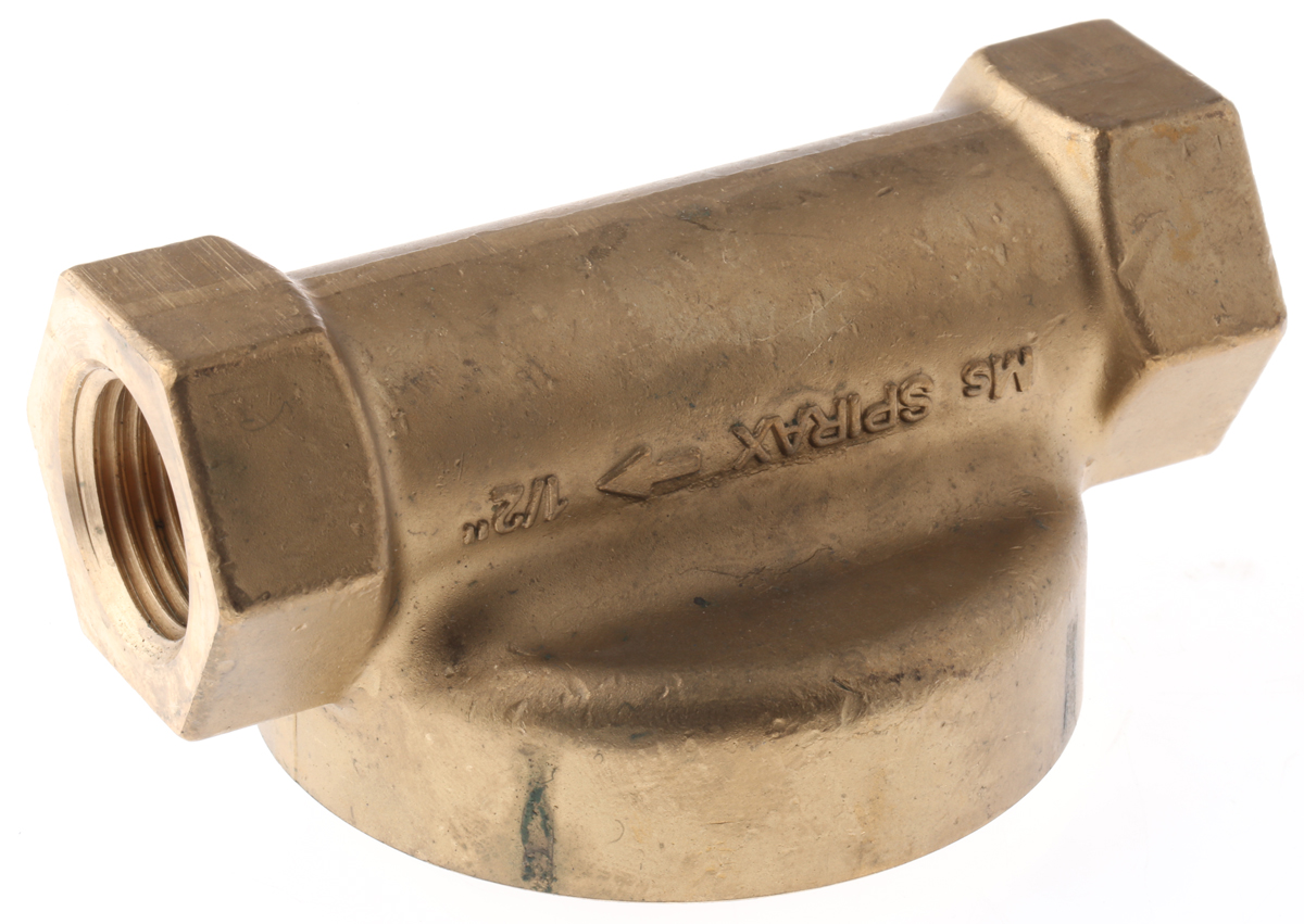 Spirax Sarco Brass Sight Glass Check Valve, BSPP 1/2in, 3.5 bar