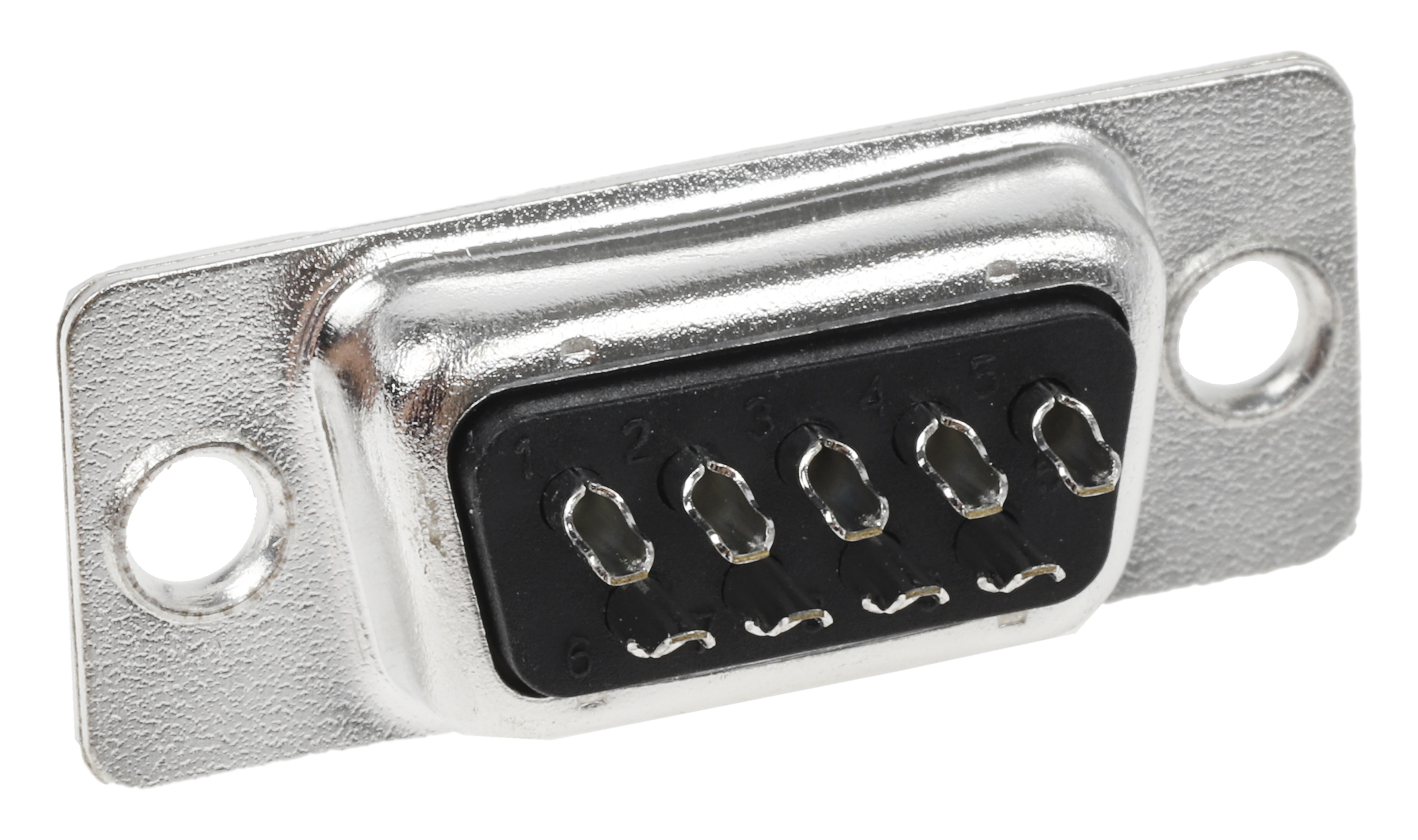 TE Connectivity Amplimite HD-20 9 Way Panel Mount D-sub Connector Socket, 2.77mm Pitch