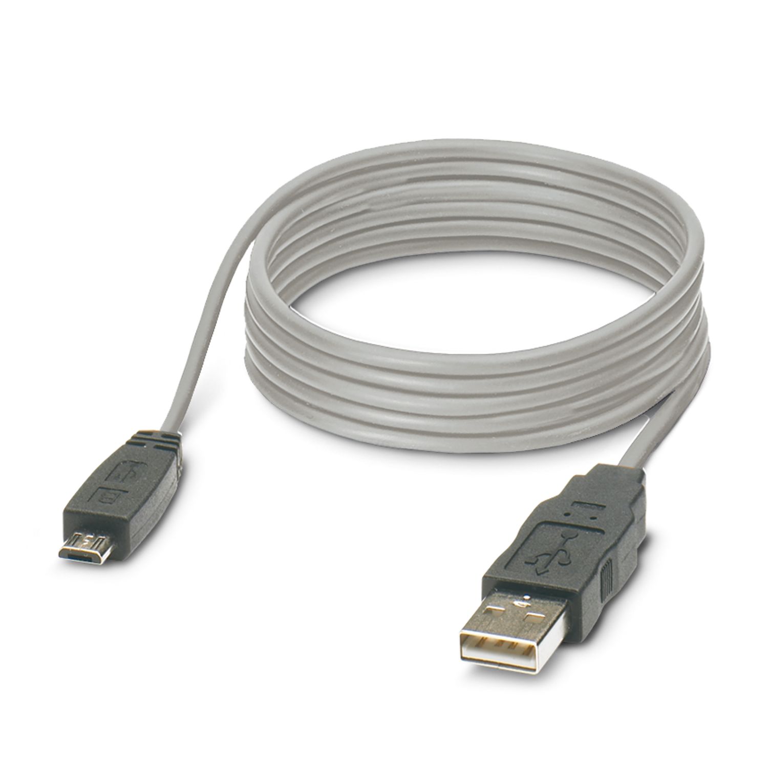 Phoenix Contact , Male USB A to Male Micro USB B, 2m
