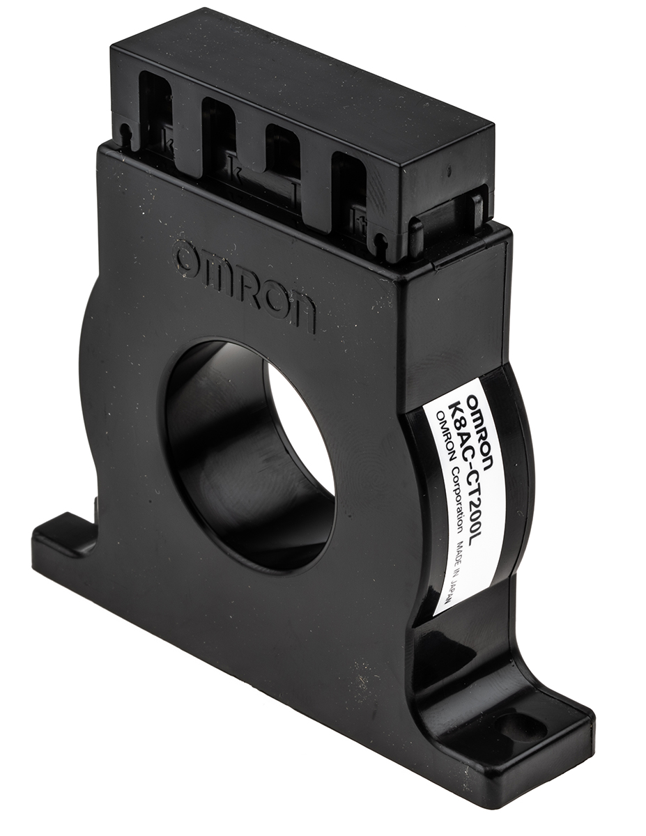 Omron K8A Series Toroidal Ring Current Transformer, 20 → 200A Input, 30mm Bore