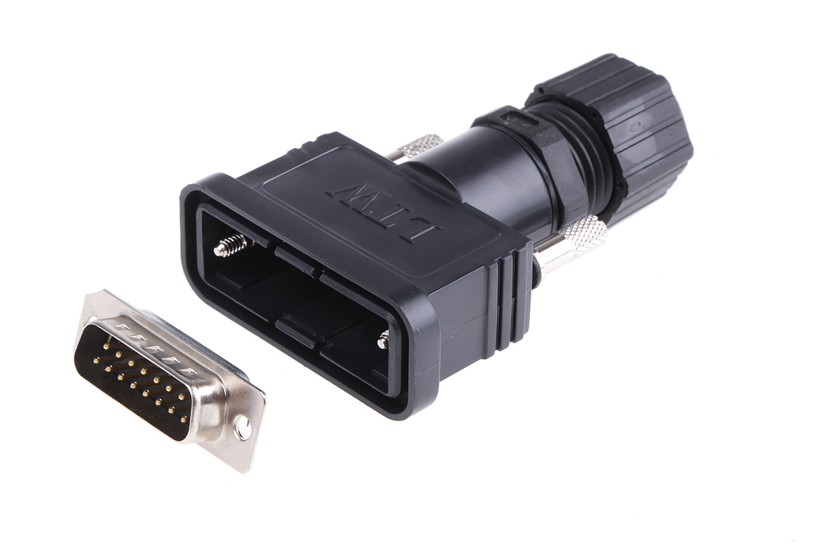 Amphenol Industrial SDB 15 Way Cable Mount D-sub Connector Plug
