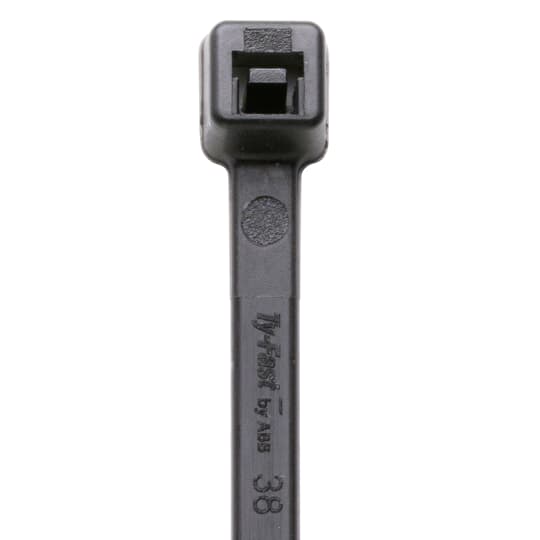 Thomas & Betts Cable Ties, , 150mm x 2.5 mm, Black Nylon, Pk-100