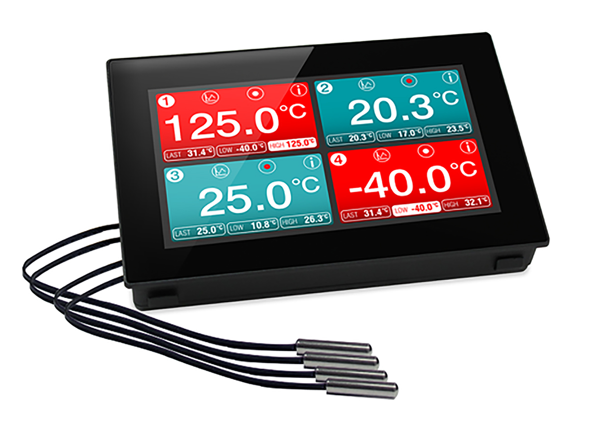 Lascar EL-SGD 43-ATP Temperature Data Logger, USB, 4 Input Channel(s)