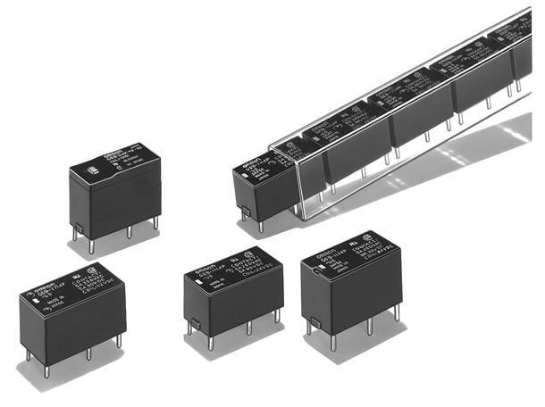 Omron PCB Mount Relay, 5V dc Coil, DPST