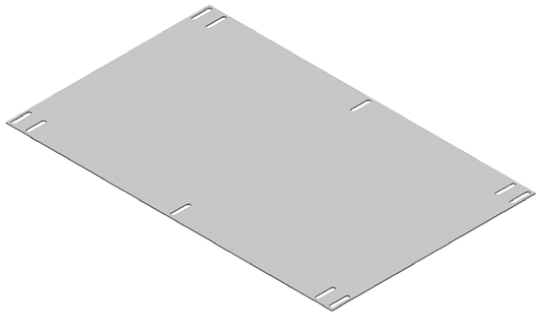 CAMDENBOSS Steel Mounting Plate, 1mm H, 287mm W, 170mm L for Use with 110 Instrument Case
