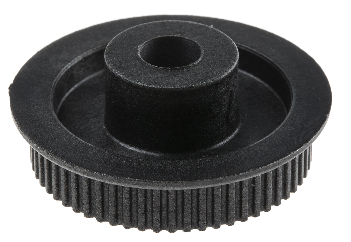 RS PRO Timing Belt Pulley, Glass Filled PC 6mm Belt Width x 2mm Pitch, 60 Tooth