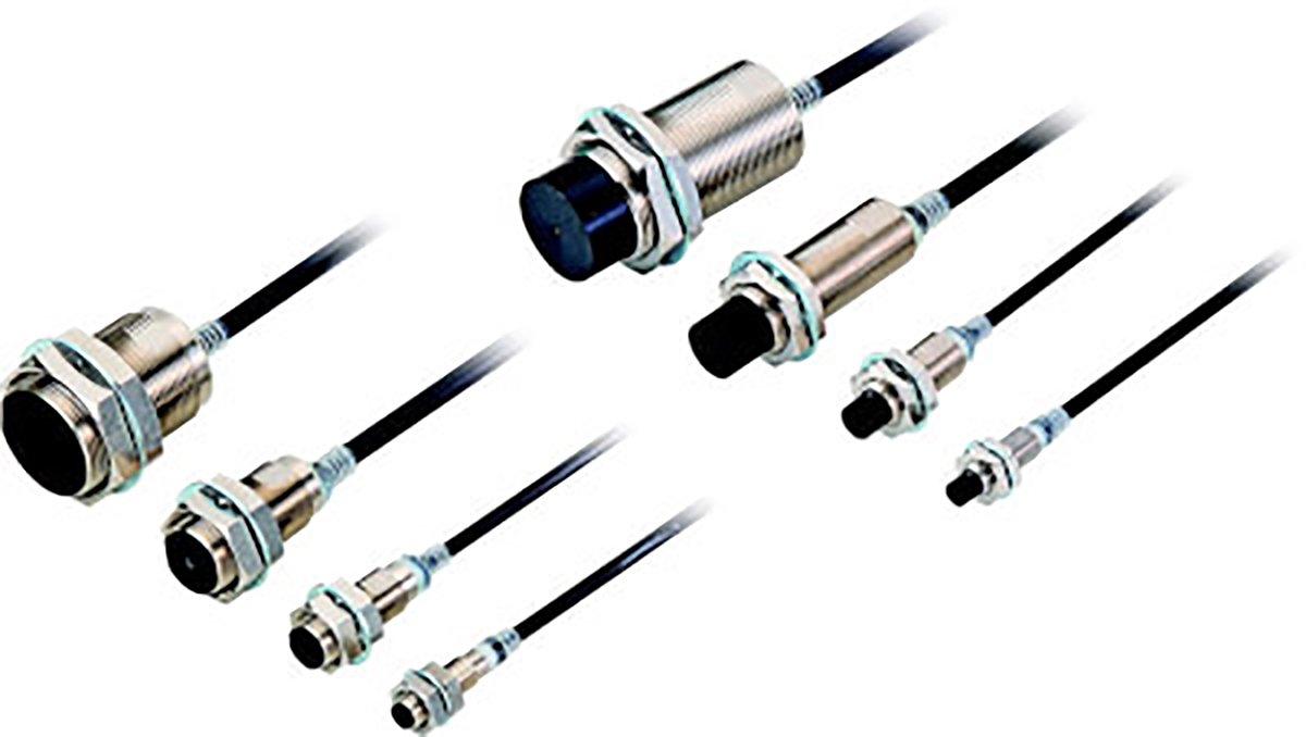 Omron Inductive Threaded Barrel Proximity Sensor, M30, 22 mm Detection, NPN NO, 10 → 30 V dc