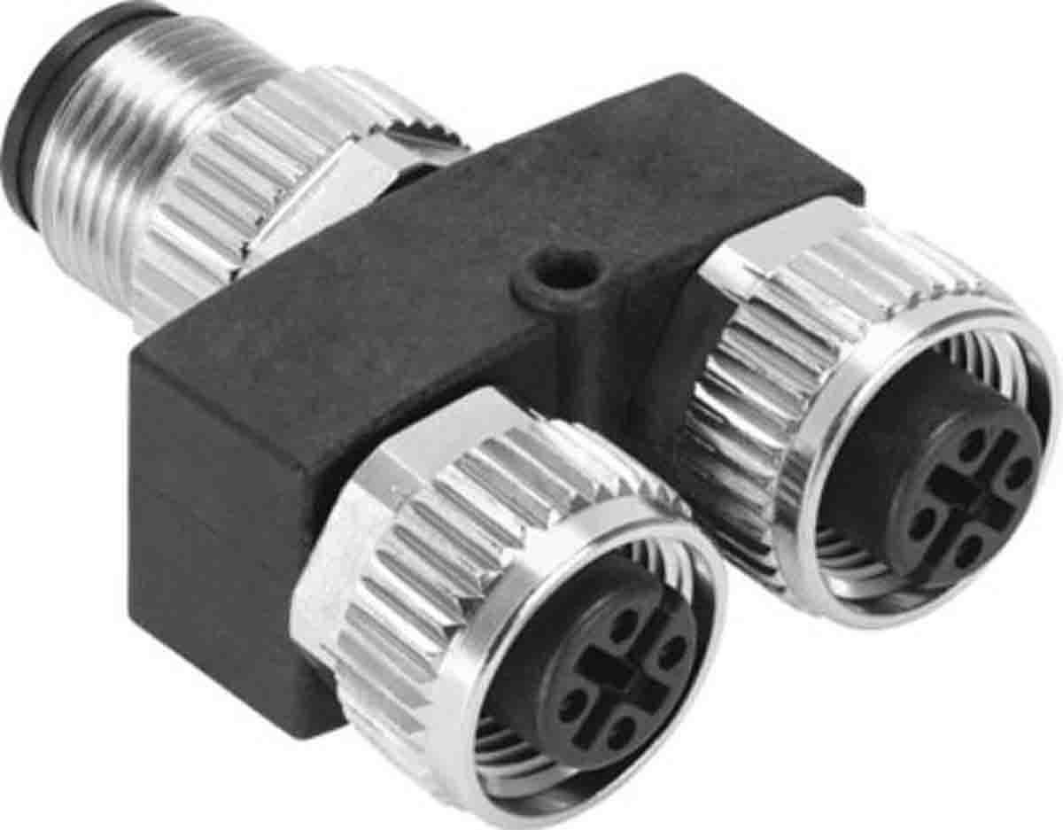 Festo Connector, NEDY-L2R1-V1-M12G5-N-M12G4 Series