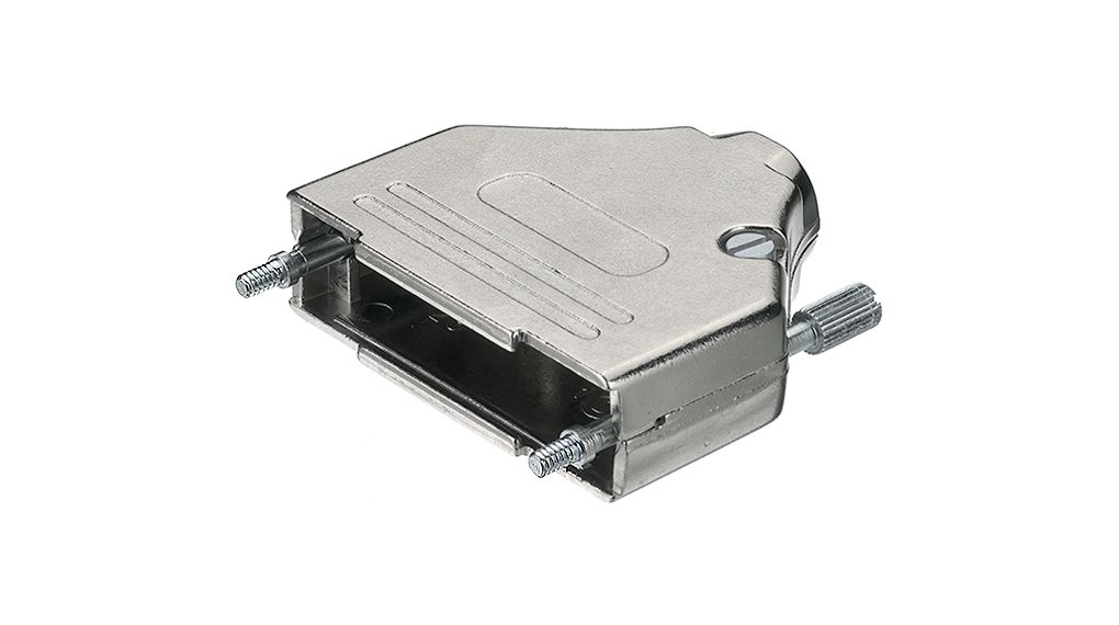 Deltron Connectors DVM Series Metal D Sub Backshell, 9 Way, Strain Relief