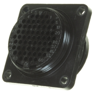 TE Connectivity Circular Connector, 63 Contacts, Panel, Socket, Male, CPC Series