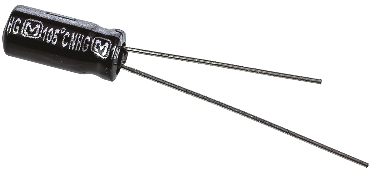 Panasonic 4.7μF Aluminium Electrolytic Capacitor 100V dc, Radial, Through Hole - ECA2AHG4R7