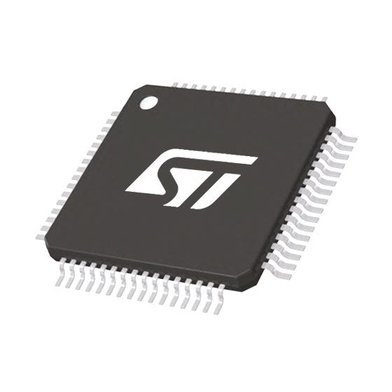 STMicroelectronics STM32L071RBT6TR, 32 bit ARM Cortex M0+, STM32L Microcontroller, 32 MHz, 128kB FLASH, 64-Pin LQFP