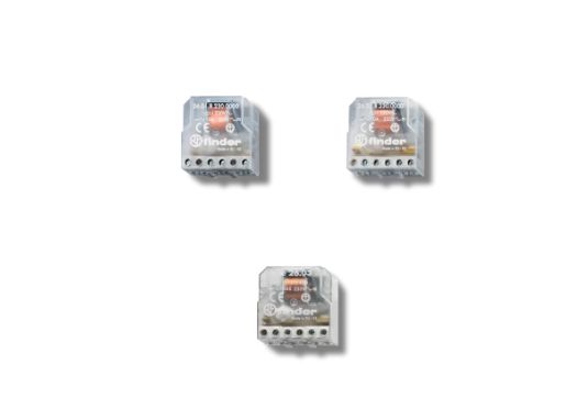 Finder Panel Mount Modular Step Relay, 24V ac Coil, 10A Switching Current, DPST