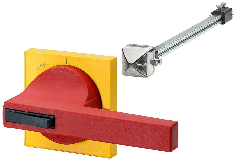 Siemens SENTRON Door Feedthrough Accessory for use with 3KE42, 3KE43, 3KE44, 3KE45, Operating shafts 12 x 12 mm