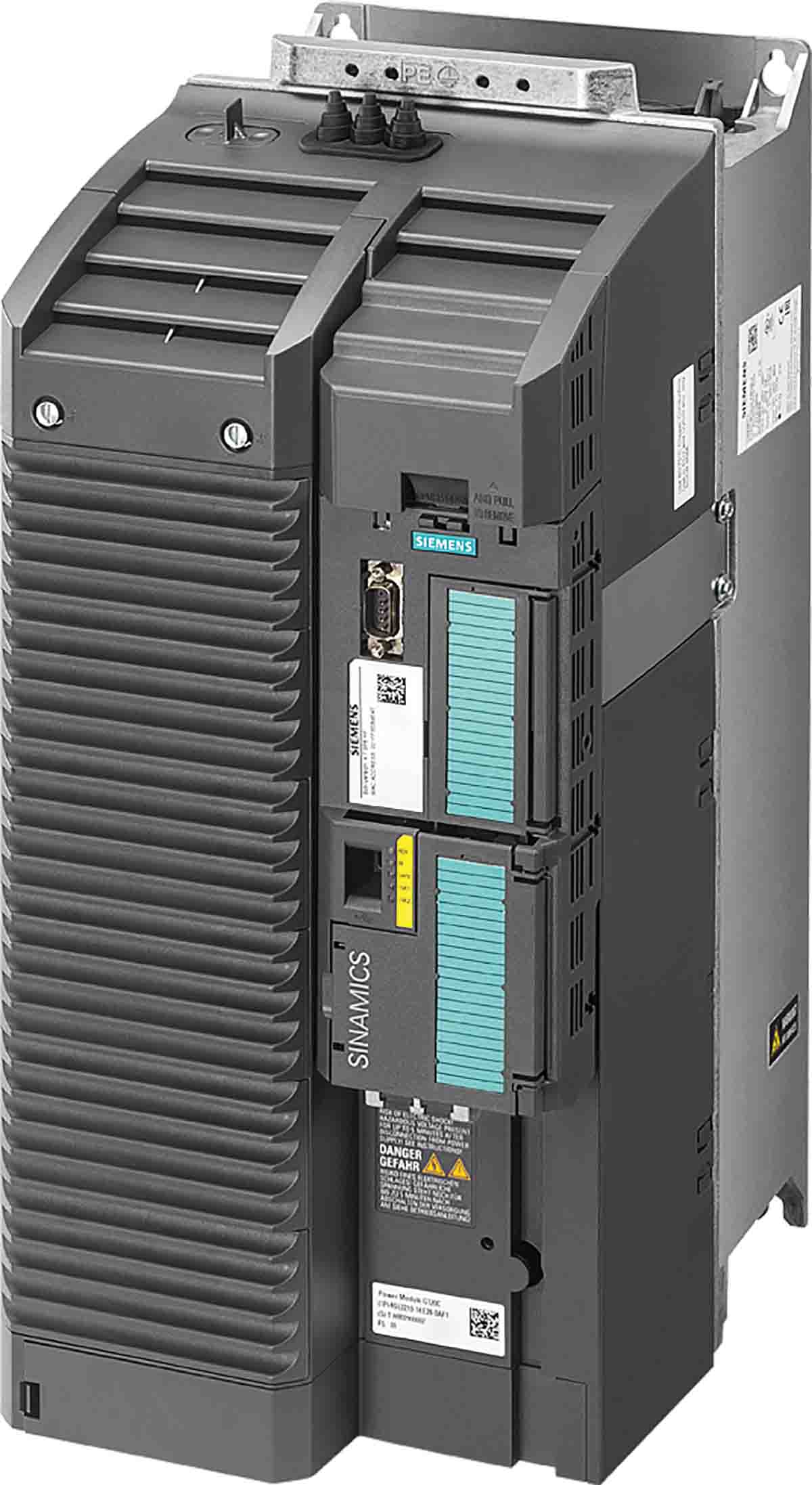 Siemens Inverter Drive, 37 kW, 3 Phase, 480 V ac, 64 A, SINAMICS G120C Series