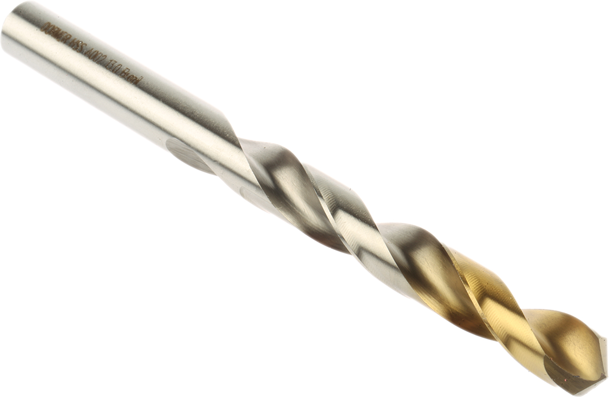 Dormer A002 Series HSS-TiN Twist Drill Bit, 13mm Diameter, 151 mm Overall