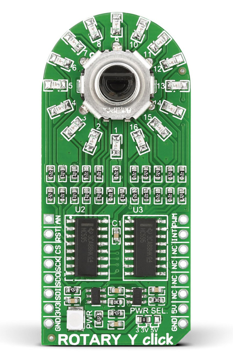 MikroElektronika Rotary Y MikroBus Click Board for EC12D