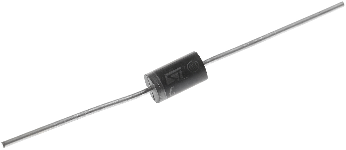STMicroelectronics 1.5KE200A, Uni-Directional TVS Diode, 1500W, 2-Pin DO-201