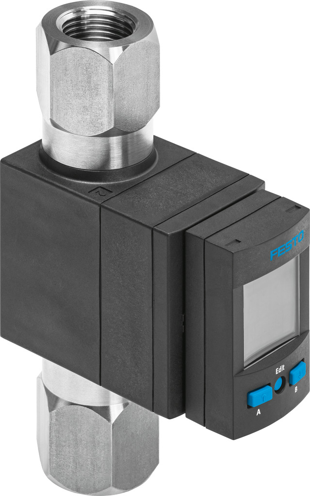 Festo SFAW Series V 1.1 Flow Sensor for Liquid, 1.8 l/min Min, 32 L/min Max