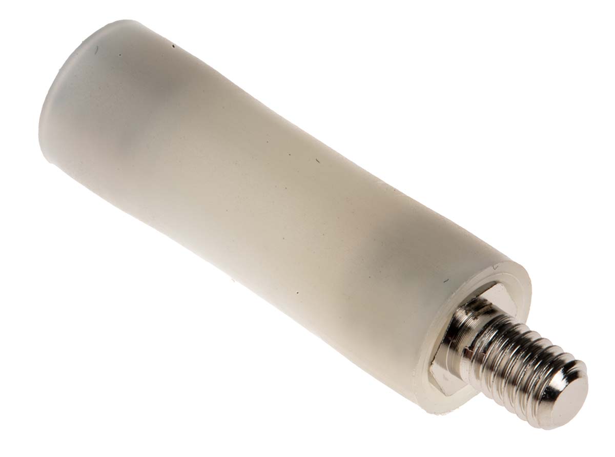 RS PRO Standoff, M4 x M4 Thread, 25mm Body, Nylon 66, Male/Female, 6mm Stud