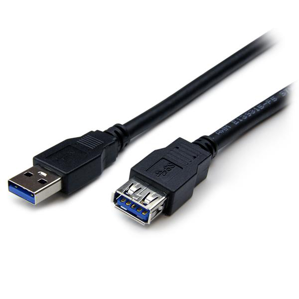 StarTech.com USB 3.0, Male USB A to Female USB A, 5Gbps, 2m