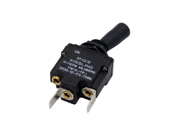 TE Connectivity Toggle Switch, Through Hole Mount, On-Off, SPST, Quick Connect Terminal