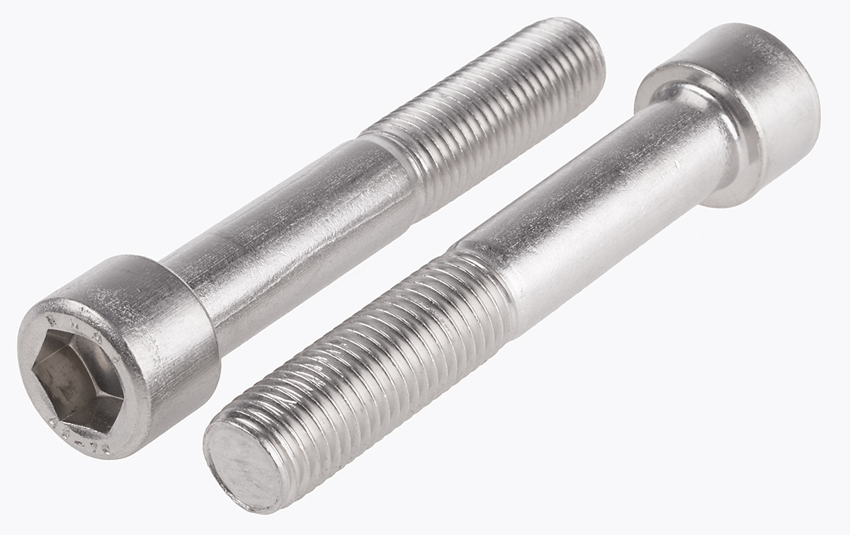 RS PRO Stainless Steel Hex Socket Cap Screw, DIN 912, M16 x 100mm