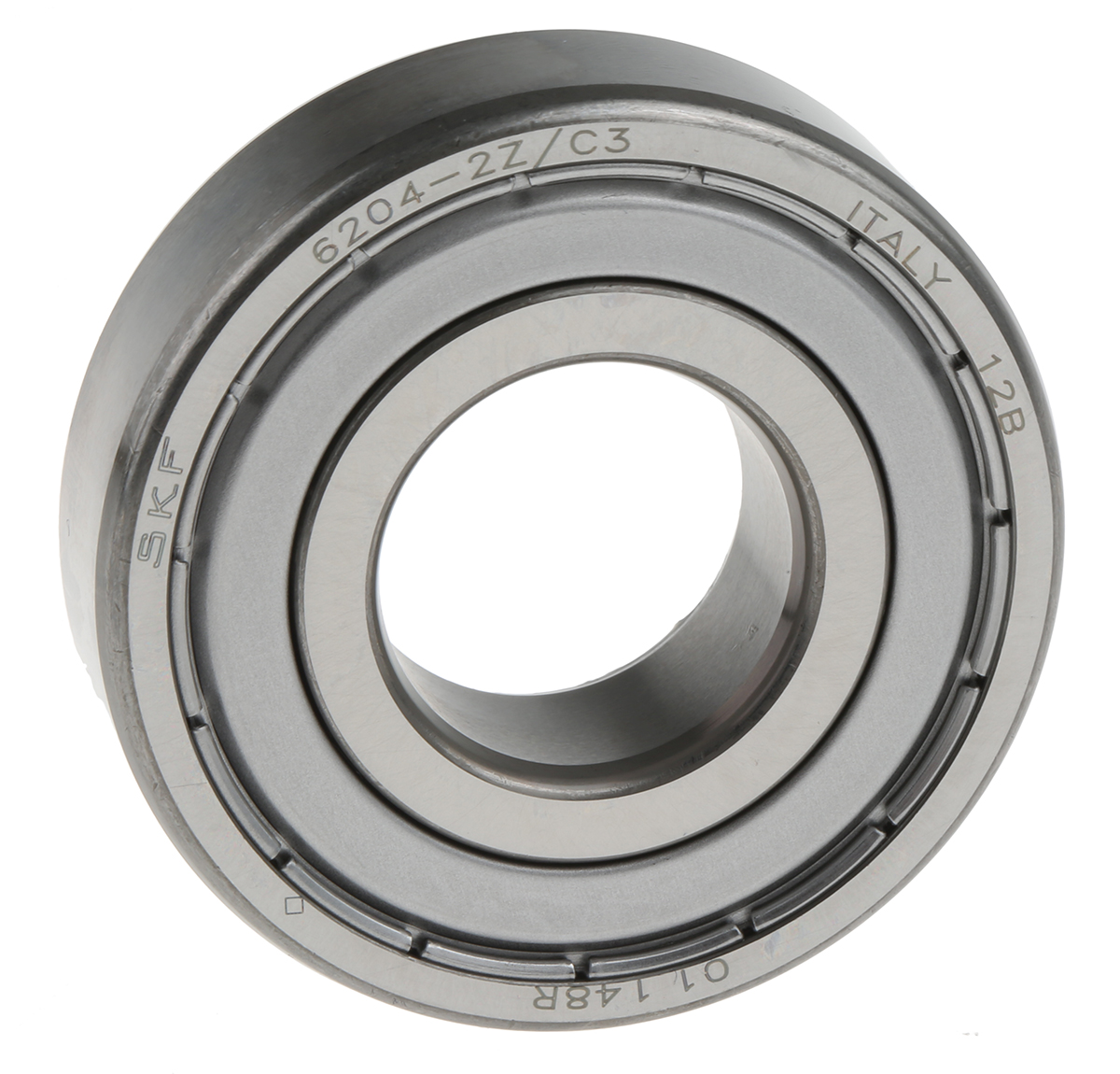 SKF 6204-2Z/C3 1 Row Ball Bearing - 20 mm ID, 47 mm OD