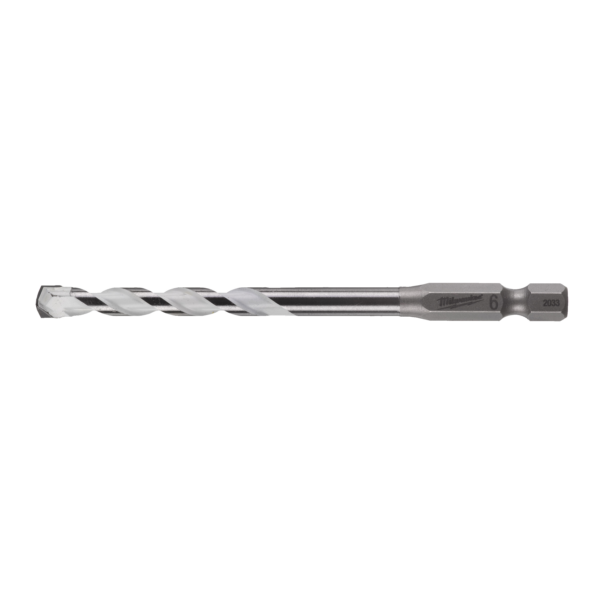 4932 Series Tungsten Carbide Tipped Twist Drill Bit, 6mm Diameter, 100 mm Overall