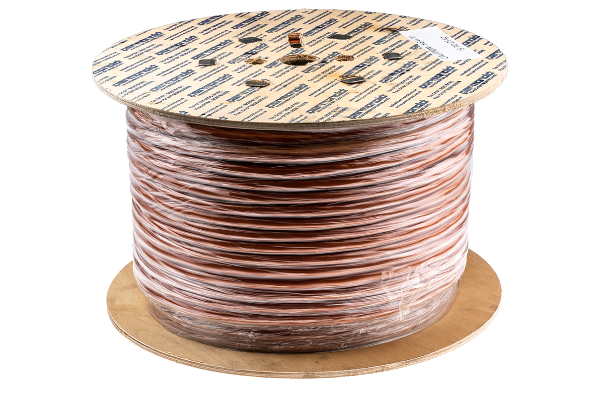 RS PRO 3183Y 2.5 mm² 3 Core Power Cable, H05VV-F, Orange PVC, 100m